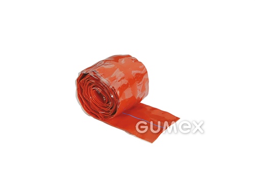 Ukončovacia nelepiaca páska PYROSIL k ochrannému návleku SHILTEK LG, šírka 25mm, dĺžka 11m, kaučuk obsahujúci oxid železa a silikón, -54°C/+260°C, červená
